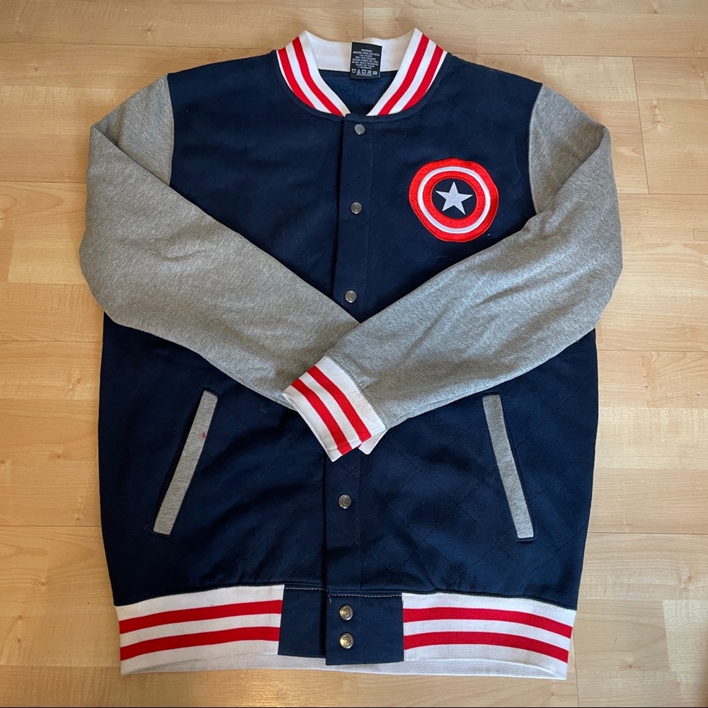 Captain America varsity jacket
